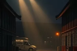 《最后一班车》剧集封面，空荡站台的时刻表